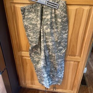 Camouflage cargo pants size medium short.